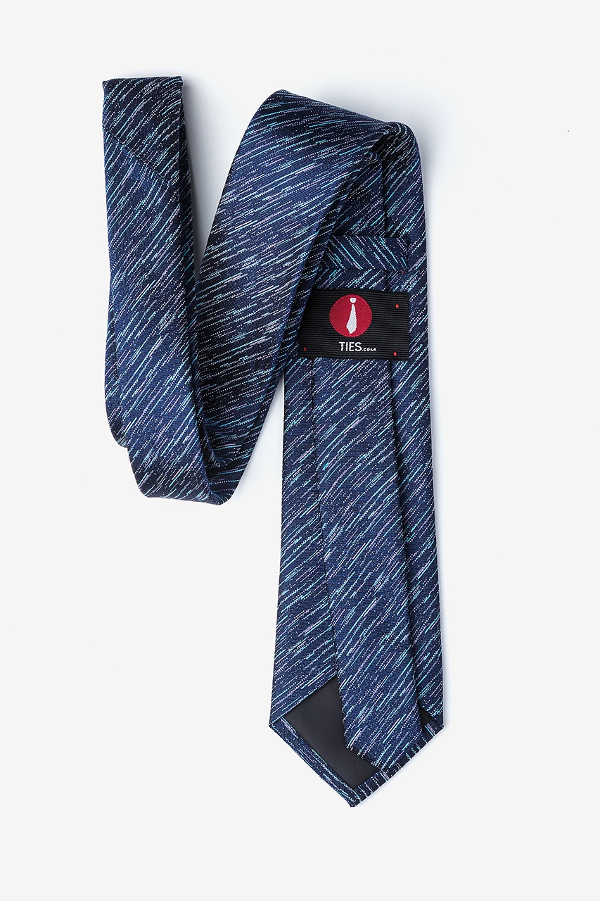 Navy Blue Silk Sri Lanka Tie