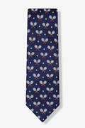 Tennis Racquets Navy Blue Tie Photo (1)