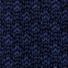 Navy Blue Silk Textured Solid Knit Skinny Tie