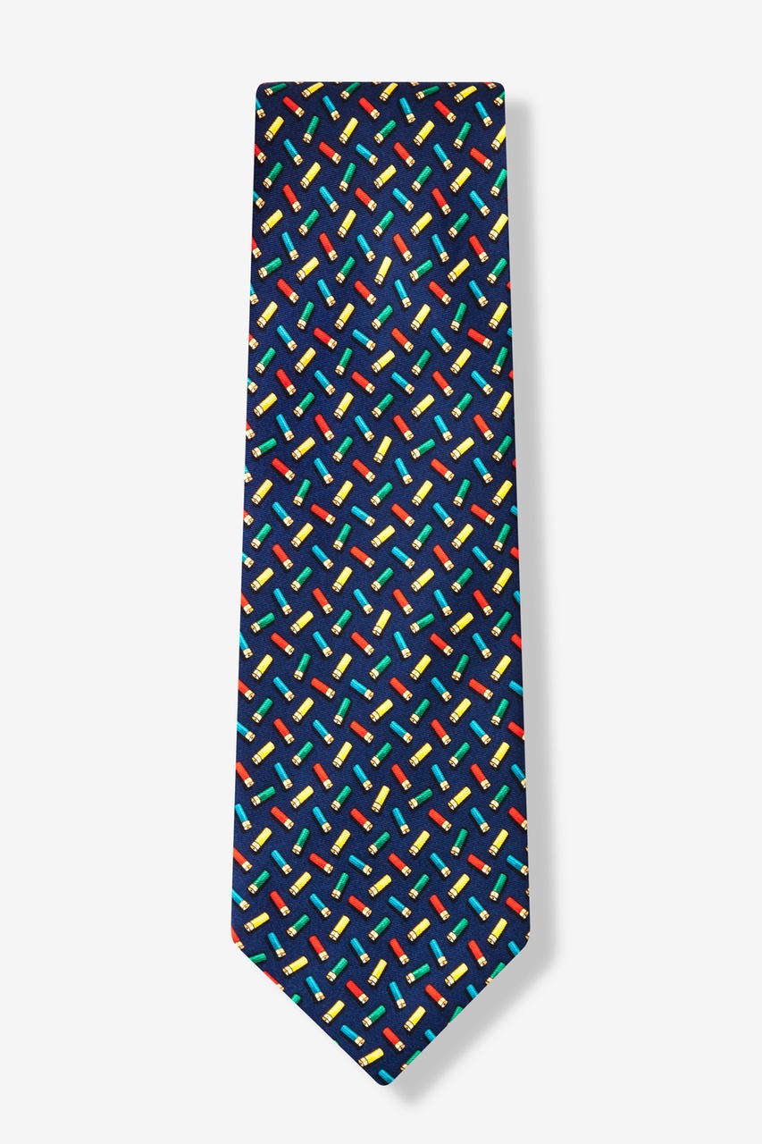 Louis Vuitton Diamonds V Tie Navy Silk