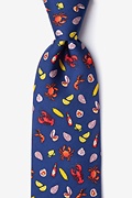 The Clambake Navy Blue Tie Photo (0)