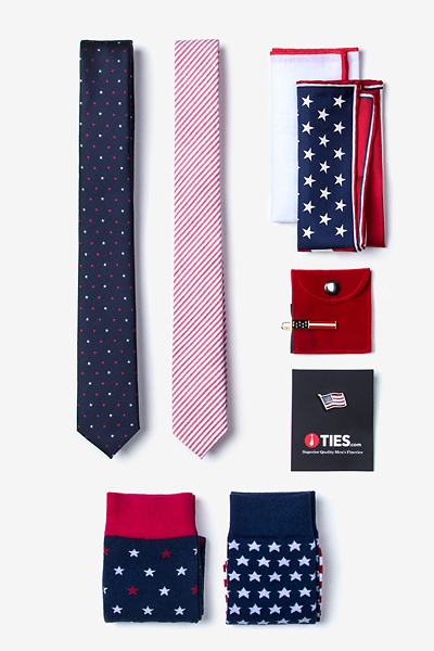Navy Blue Silk The Hero Pack (Skinny) Look