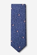 The Pledge of Allegiance Navy Blue Tie Photo (1)