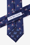 The Spin Cycle Navy Blue Skinny Tie Photo (2)
