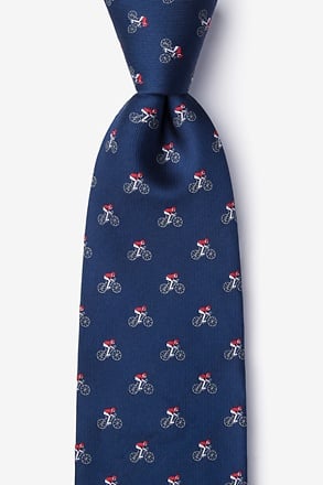 The Spin Cycle Navy Blue Tie