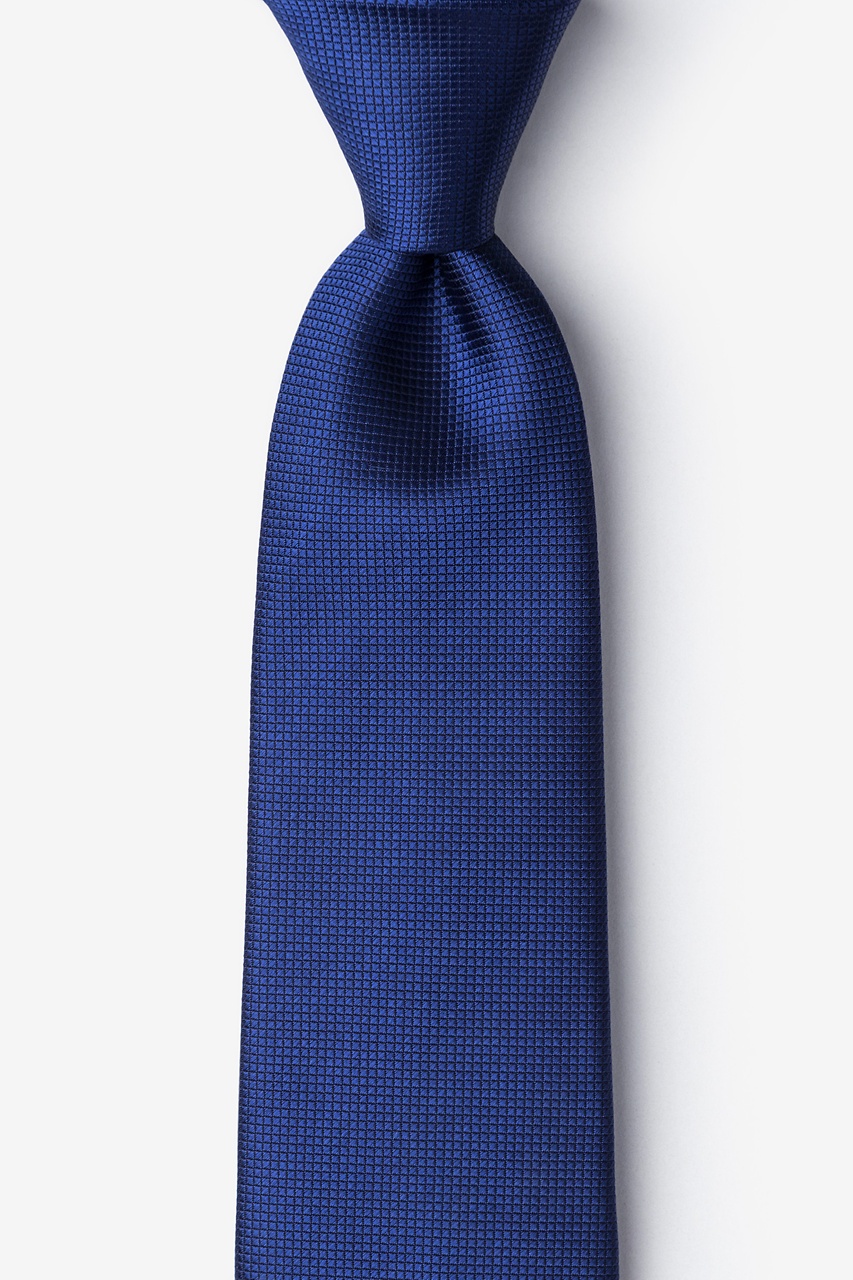 Navy Blue Silk Timor Tie