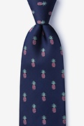 Tropic Like its Hot Navy Blue Tie Photo (1)