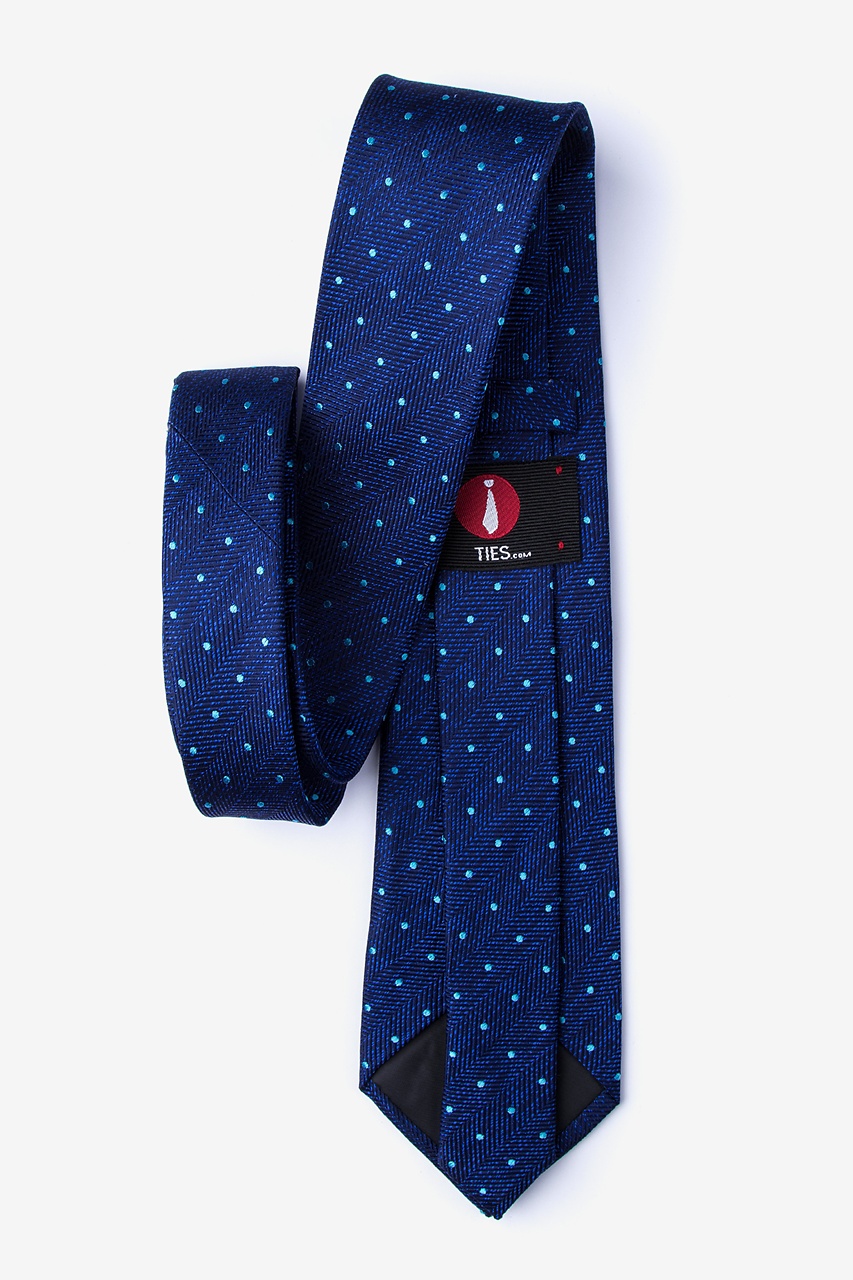 Navy Blue Silk Tully Tie