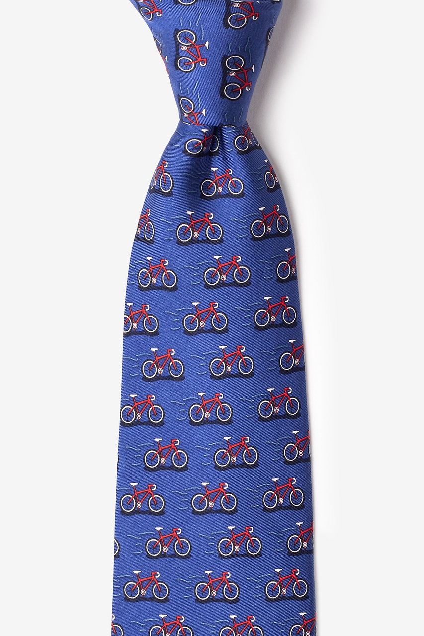 Two Tire-d Navy Blue Tie Photo (0)