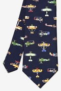 Vintage U.S. Warplanes Navy Blue Tie Photo (1)