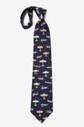 Vintage U.S. Warplanes Navy Blue Tie Photo (3)