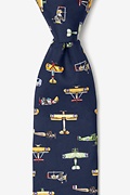 Vintage U.S. Warplanes Navy Blue Tie Photo (0)