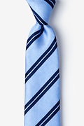 Wales Navy Blue Extra Long Tie Photo (0)