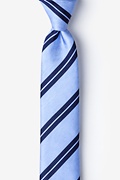 Wales Navy Blue Skinny Tie Photo (0)