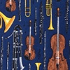 Navy Blue Silk Well Orchestrated