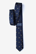 What's the Holdup? Navy Blue Skinny Tie Photo (1)