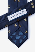 What's the Holdup? Navy Blue Skinny Tie Photo (2)