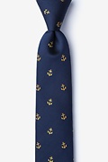 What's the Holdup? Navy Blue Skinny Tie Photo (0)