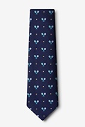 What A Racquet Navy Blue Tie Photo (1)