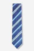 Yale Navy Blue Skinny Tie Photo (0)