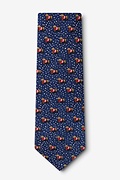 Yappy Howlidays Navy Blue Extra Long Tie Photo (1)