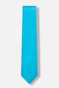 Neon Blue (Electric Blue) 3" Skinny Tie Photo (1)