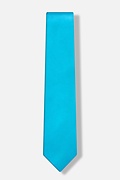 Neon Blue (Electric Blue) Tie For Boys Photo (1)