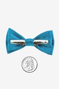 Neon Blue Bow Tie For Infants Photo (1)