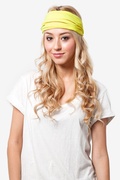 Neon Yellow Stretchy Headband Photo (0)