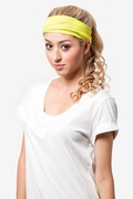 Neon Yellow Stretchy Headband Photo (3)