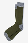 Solid Choice Olive Sock Photo (0)