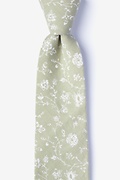 Bexley Olive Extra Long Tie Photo (0)