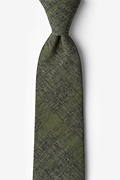 Kirkland Olive Extra Long Tie Photo (0)