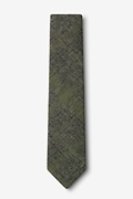 Kirkland Olive Skinny Tie Photo (1)