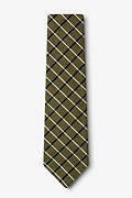 Tuscon Olive Extra Long Tie Photo (1)