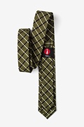 Tuscon Olive Skinny Tie Photo (2)