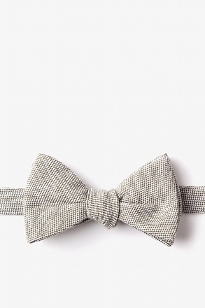 Westminster Olive Self-Tie Bow Tie