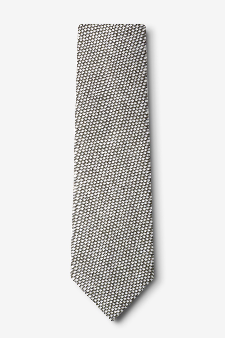 Olive Cotton Westminster Tie | Ties.com