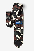 Camouflage Olive Extra Long Tie Photo (1)