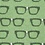 Olive Microfiber Four Eyes Extra Long Tie