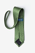 Four Eyes Olive Extra Long Tie Photo (1)