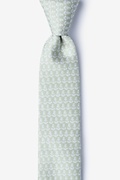 Small Anchors Olive Skinny Tie Photo (0)