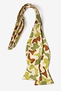 Street Camo Olive Self-Tie Bow Tie Photo (1)