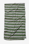 Olive Caravan Stripe Scarf Photo (3)
