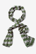 Mens Caravan Stripe Olive Scarf Photo (0)