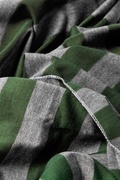 Mens Olive Caravan Stripe Scarf Photo (2)
