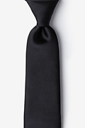 Onyx Extra Long Tie Photo (0)