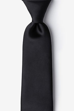 Onyx Extra Long Tie