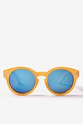 Tulum Round Orange Sunglasses Photo (0)
