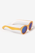 Tulum Round Orange Sunglasses Photo (1)